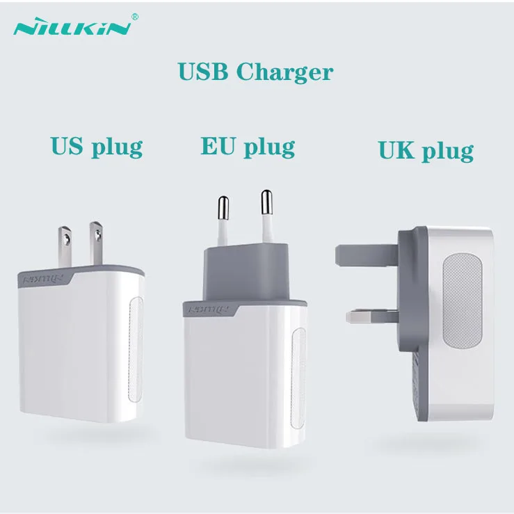 

Nillkin Qc 3.0 USB Charger for iPhone iPad 3a Fast Wall Charger Us Eu Uk Adapter for Samsung Xiaomi Huawei Mobile Phone Charger