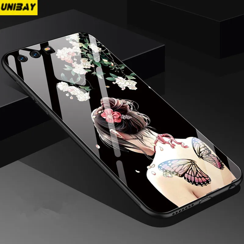 Huawei p10 Plus жесткий ударопрочного huawei закаленное стекло задняя крышка 9 h