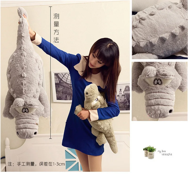 65 150 см Огромный крокодил Мягкие плюшевые игрушки коврик Плюшевые мягкая подушка