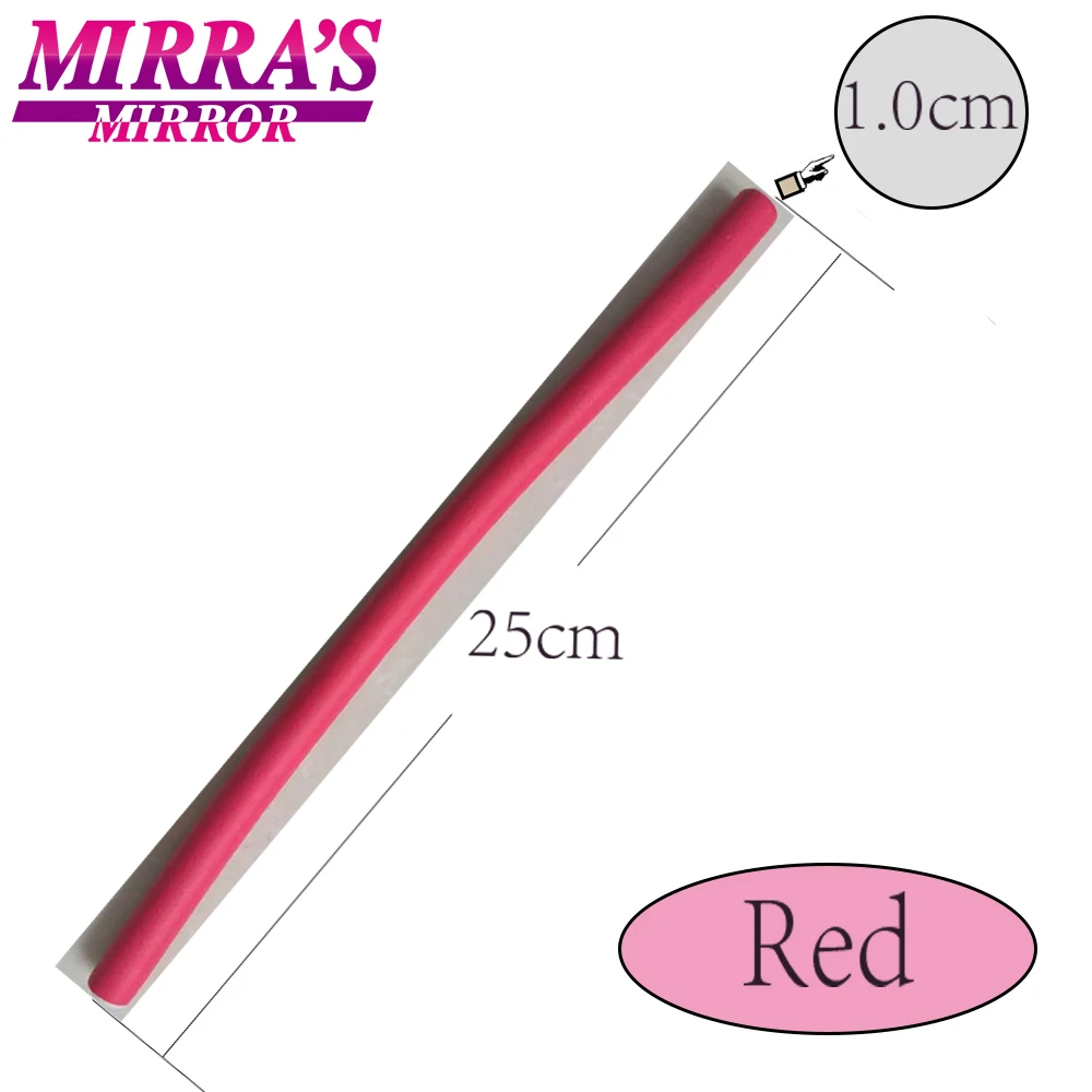 1.0cm Mirra's Mirror 10 шт., бигуди, Волшебные Инструменты для укладки волос, разные цвета, щипцы для завивки волос для женщин - Цвет: 1.0cm