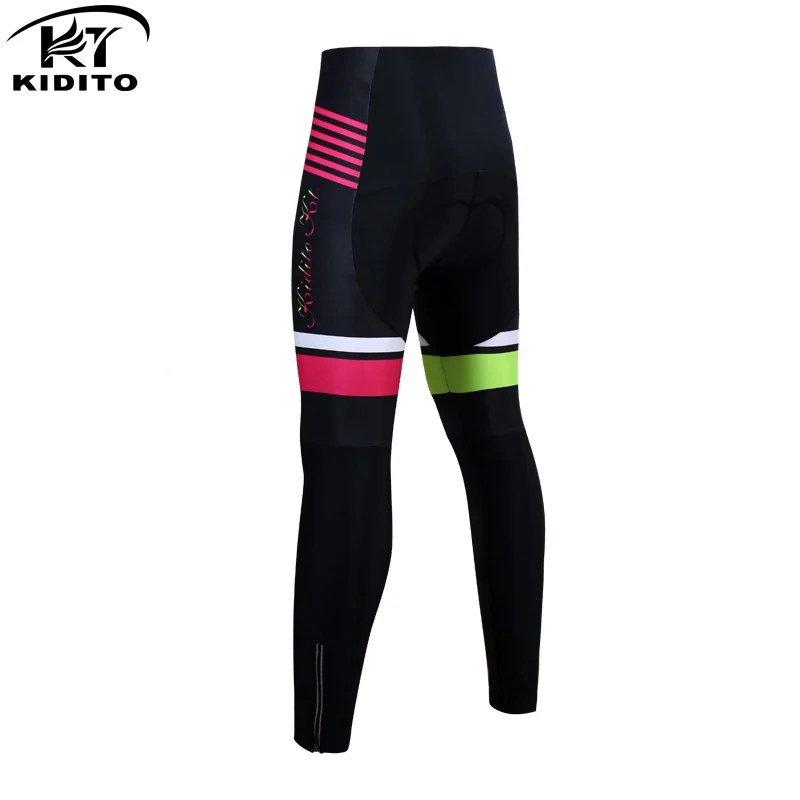 Профессиональные женские зимние велосипедные брюки kiditgend противоударные теплые