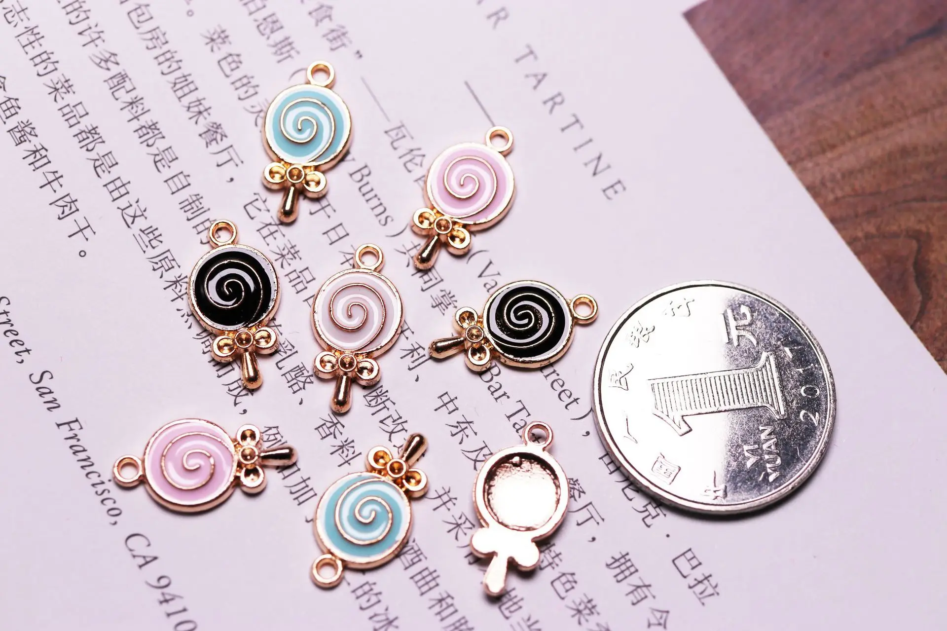 20 шт. высококачественные эмалированные Подвески сделай сам Подарочный Сплав