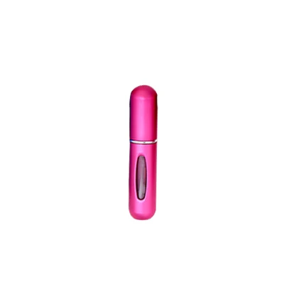 Rose Red 5 мл портативная многоразовая мини-парфюмерная алюминиевая бутылка для хранения с распылителем пустые косметические контейнеры футляр для путешествий Домашний Органайзер поставки - Цвет: Rose Red