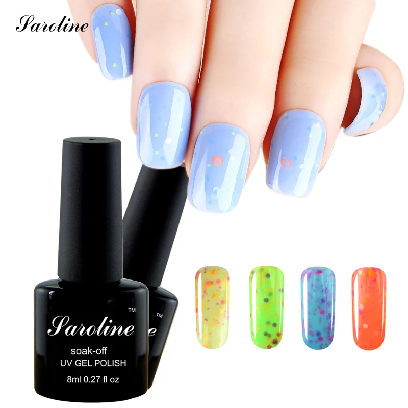 Saroline хит продаж 2018 сырный гель лаки для ногтей маникюр Гель Лаки сахар новинки