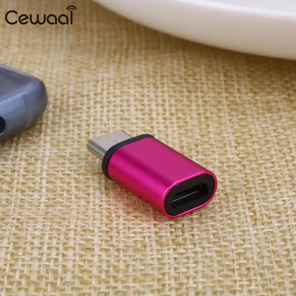 Универсальный адаптер из алюминиевого сплава type-C для зарядки Micro usb мобильного