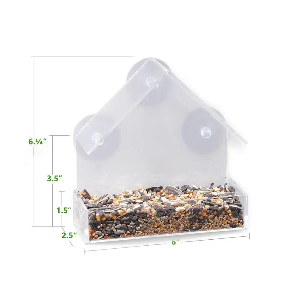 Нет треугольной формы дома висит акриловая кормушка для еды &quotклетка&quot птиц