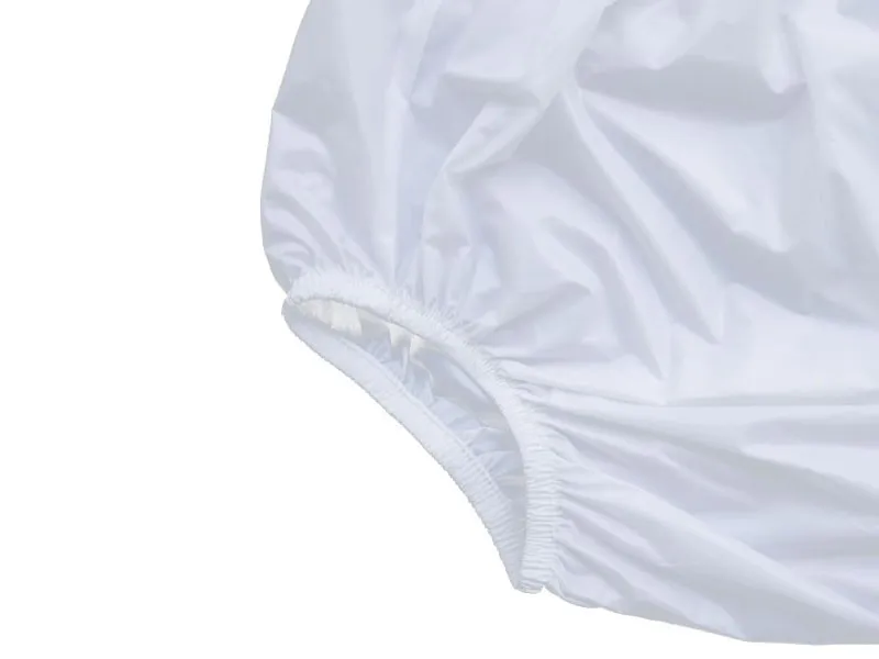 ABDL Haian взрослые недержания Pull-on Пластиковые Брюки цвет белый