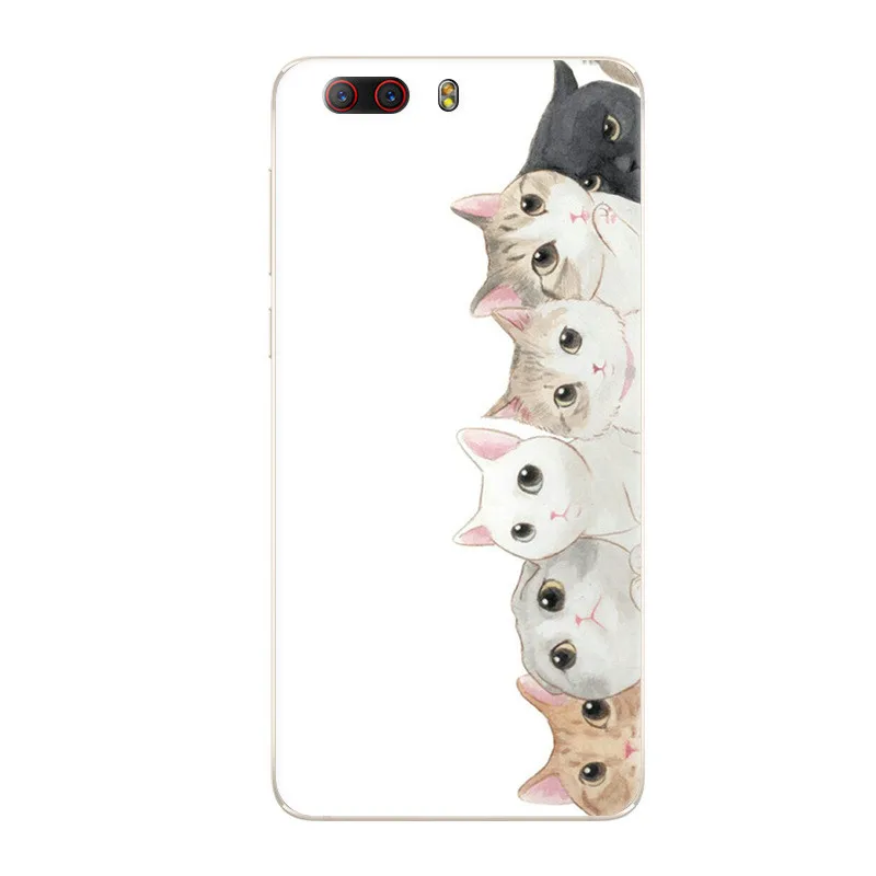 For ZTE Nubia Z17 minis Case Cute Cartoon Soft TPU Silicone Back Cover Light Matte Phone Coque |