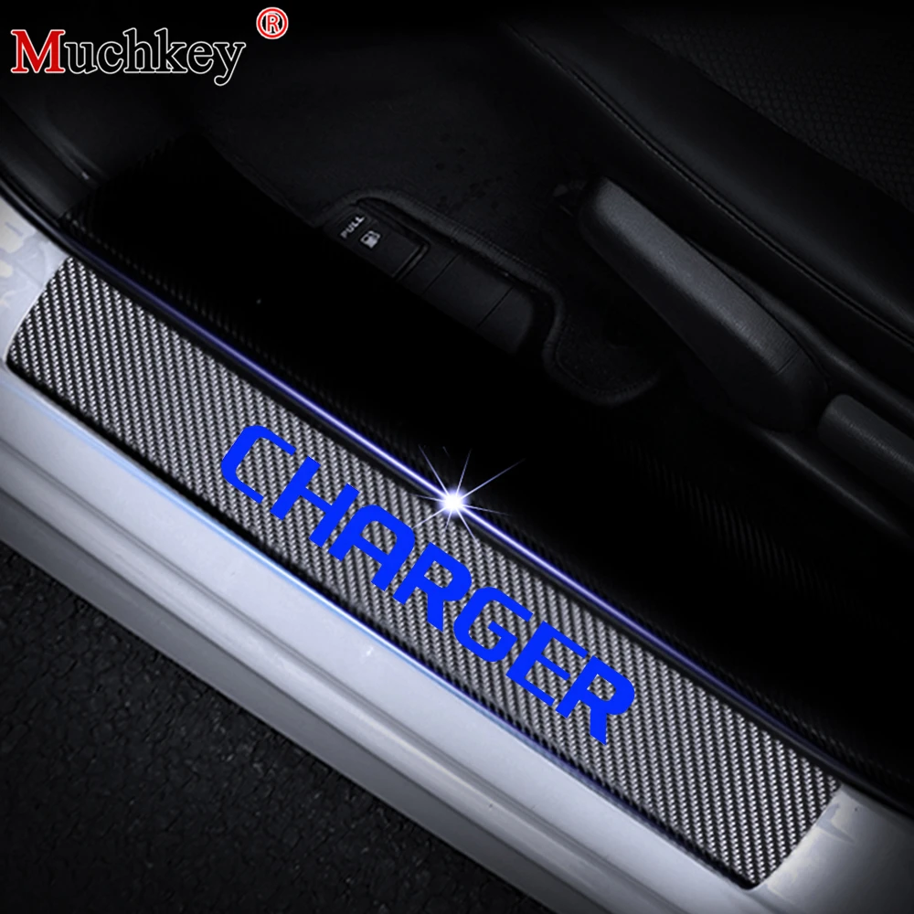 4D выхлопной трубы из углеродного волокна для Dodge Зарядное устройство порога