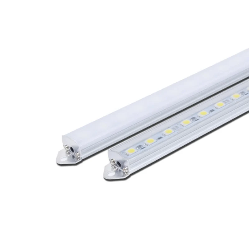 12V 5730 Светодиодная жесткая полоса + U алюминий плоская крышка полосы света для