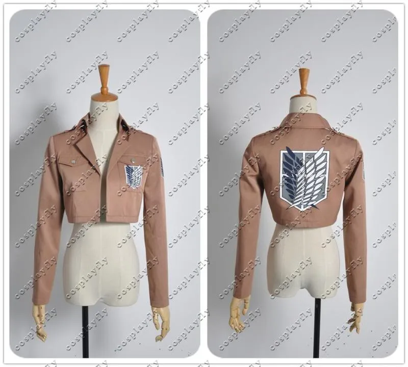 Атака на Титанов Shingeki no Kyojin Recon/обучение/Военная полицейская команда/дислоцированный корпус пальто-жакет для косплея только 4 издание