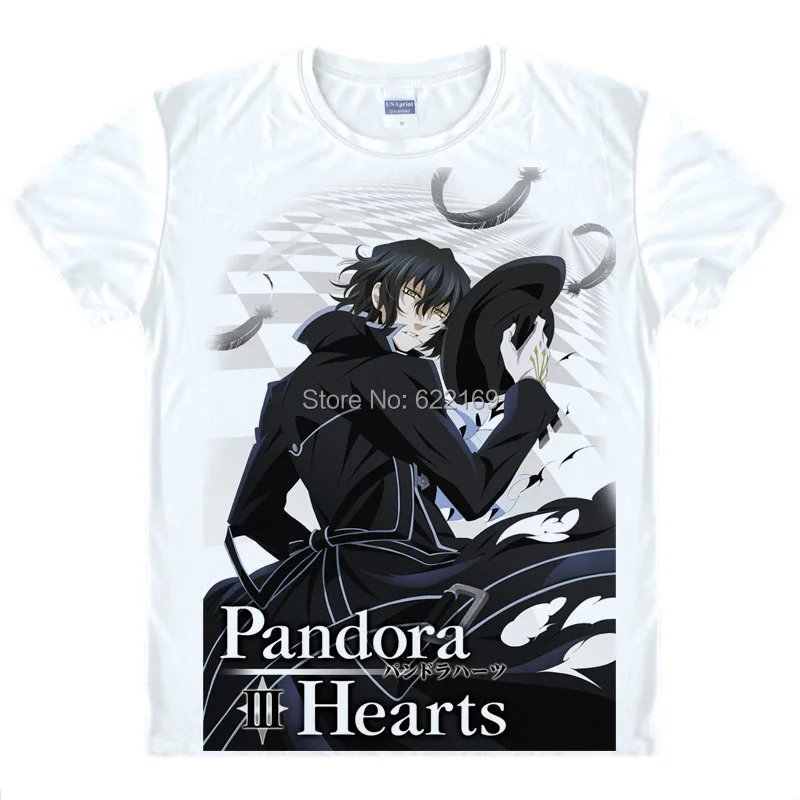 Фото Футболка для косплея Pandora Hearts Oz, Мужская футболка известного японского аниме, уникальный подарок №4