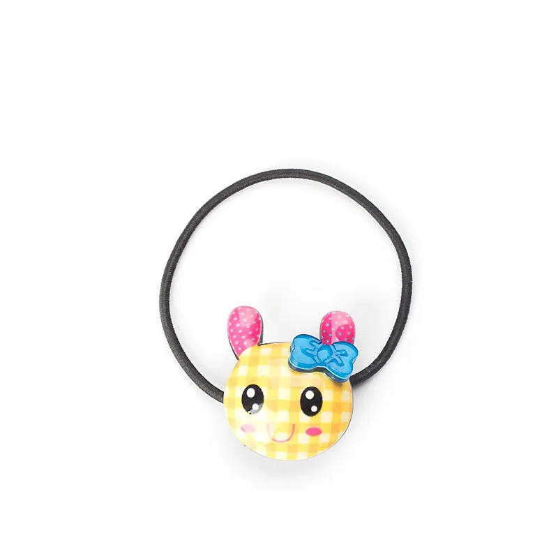 N19Yellow 1 шт. корейский модный эксклюзивный головной убор для детей с мультяшной пандой, головной убор для волос, аксессуары для волос для девочек, Милая Детская повязка на голову - Цвет: N19Yellow