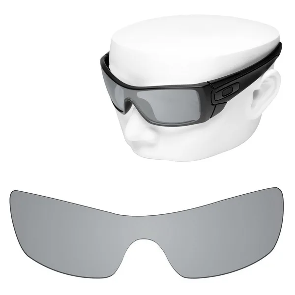 Silver Mirror OOWLIT поляризованные Сменные линзы для солнцезащитных очков-солнцезащитных очков Окли Batwolf OO9101 - Цвет линз: Silver Mirror
