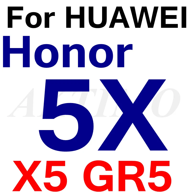 Honor 5X 9H 0,26 мм закаленное стекло для HUAWEI Honor 5A 5C 5X 4X Y5 II CUN-U29 Nova Young P8 P9 P10 Lite защитная пленка Sklo чехол - Цвет: Honor 5X
