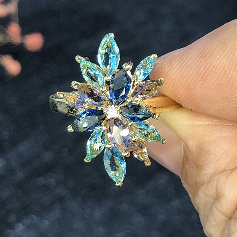 Real picture on Hands No Ps Summer Sale 5A cz top quality Ring Cubic Zirconia Hot Ins sterling silver 925 | Украшения и