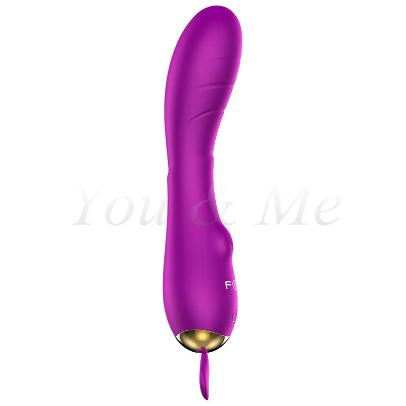 Лиса USB Перезаряжаемые G-Spot Vibes вибрирующий Волшебный жезл массажер вибратор