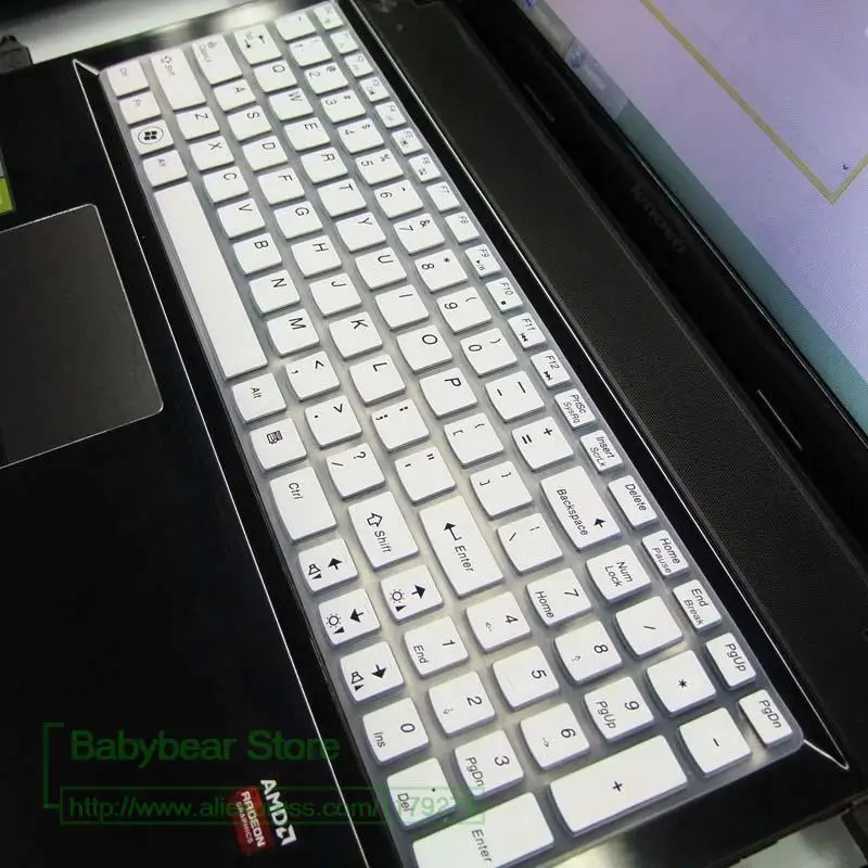 Новая силиконовая накладка на клавиатуру для Lenovo диагональ 15 6 дюймов женская