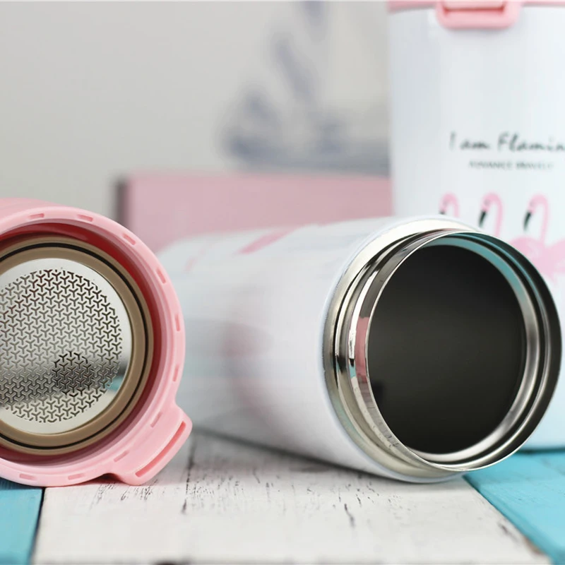 Hoomall розовый термос портативный из нержавеющей стали изолированный Термокружка