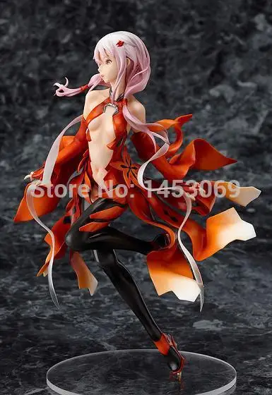 Японское аниме Guilty Crown Inori Yuzuriha 1/8 Масштаб Окрашенные фигурки кукол из ПВХ 17 см KT3631