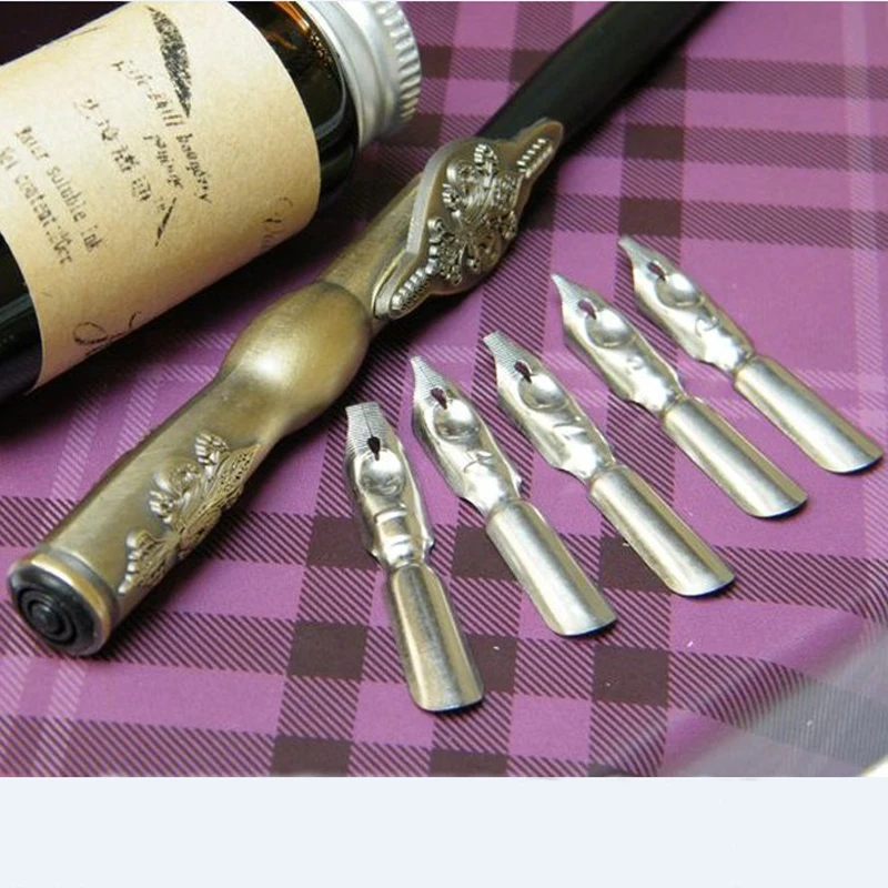Антикварная Готическая каллиграфия Dip Pen Set Pilot Parallel английская рукописная ручка с