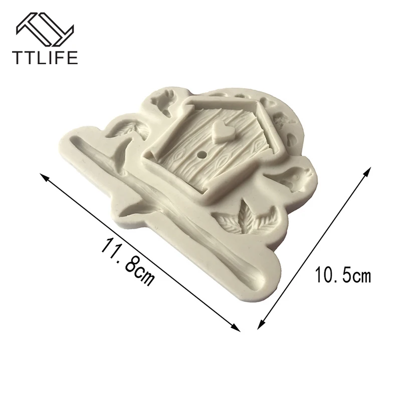TTLIFE DIY 3D мультфильм птица дом силиконовая форма для торта отделки инструменты