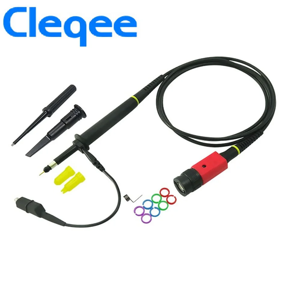 

Cleqee P4100 1PCS Oscilloscope Probe 100:1 High Voltage Withstand 2KV 100MHz for Oscilloscope owon liliput wholesale