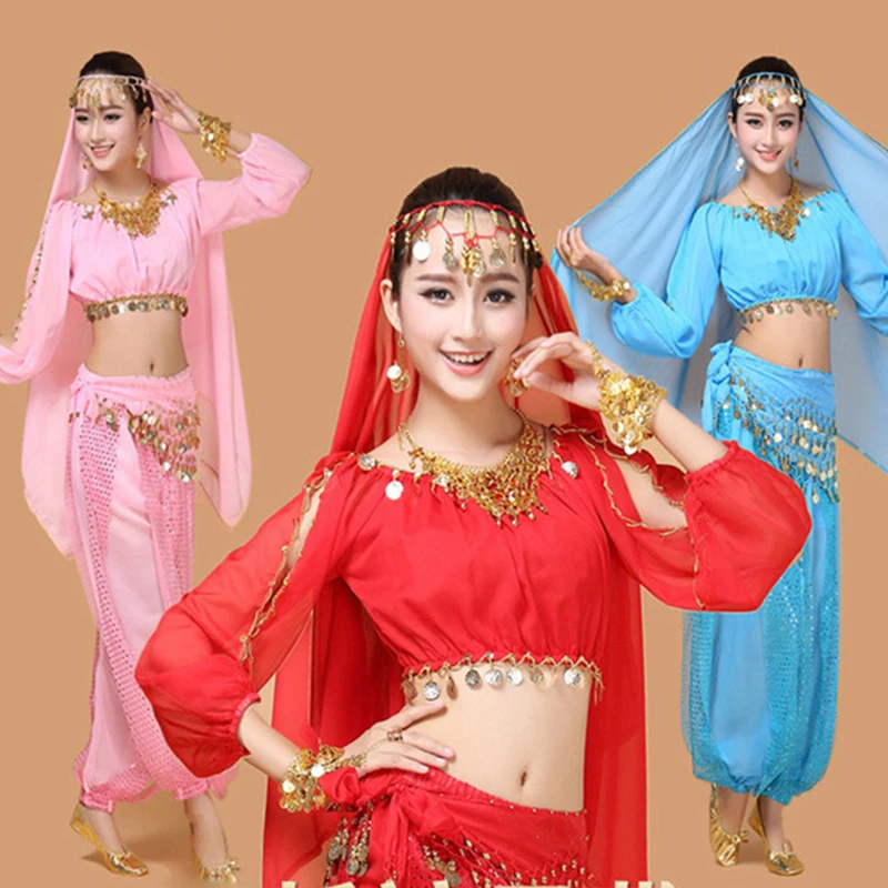 

8 Colors Stage Performance Oriental Belly Dancing Clothes Chiffon Bellydance Costume Stage & Dance Wear for Women