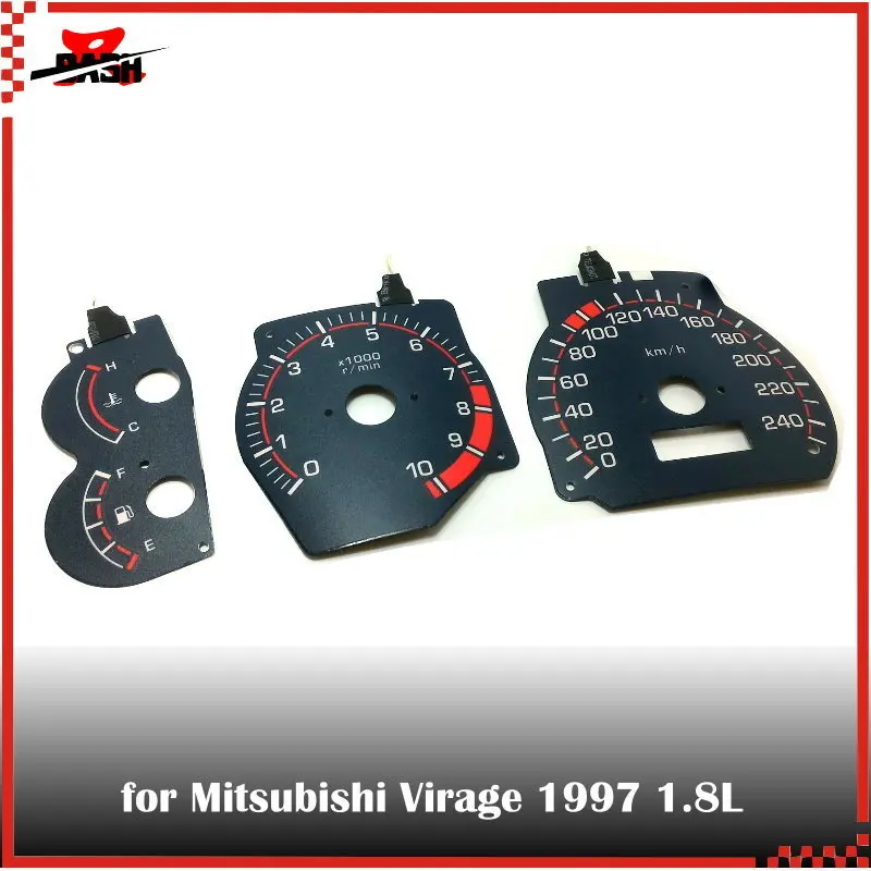 DASH EL Glow Gauge для Virage 1997 1.8L цифровой счетчик пробега темно синяя панель обратный