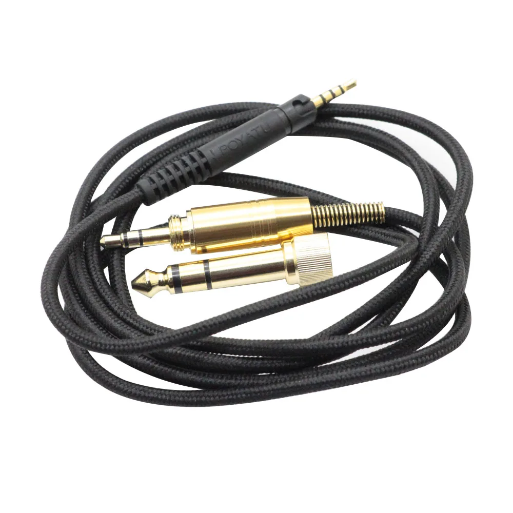 Посеребренный запасной аудиокабель для наушников Sennheiser HD598 HD558 HD518 HD 598 Hi Fi кабель