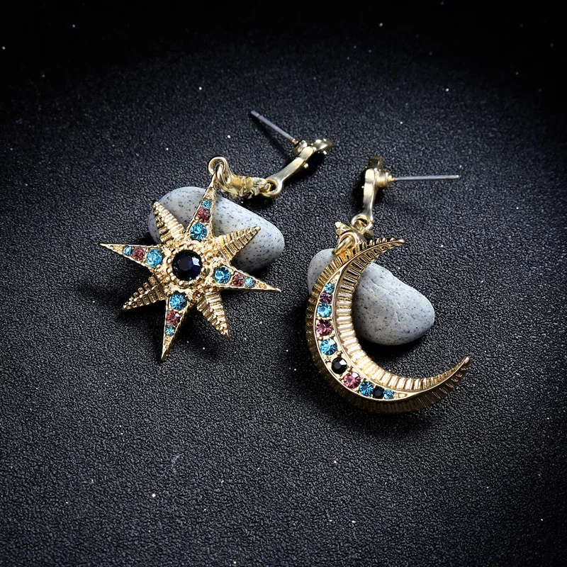 Модные висячие серьги в богемном стиле романтические корейские Разноцветные с