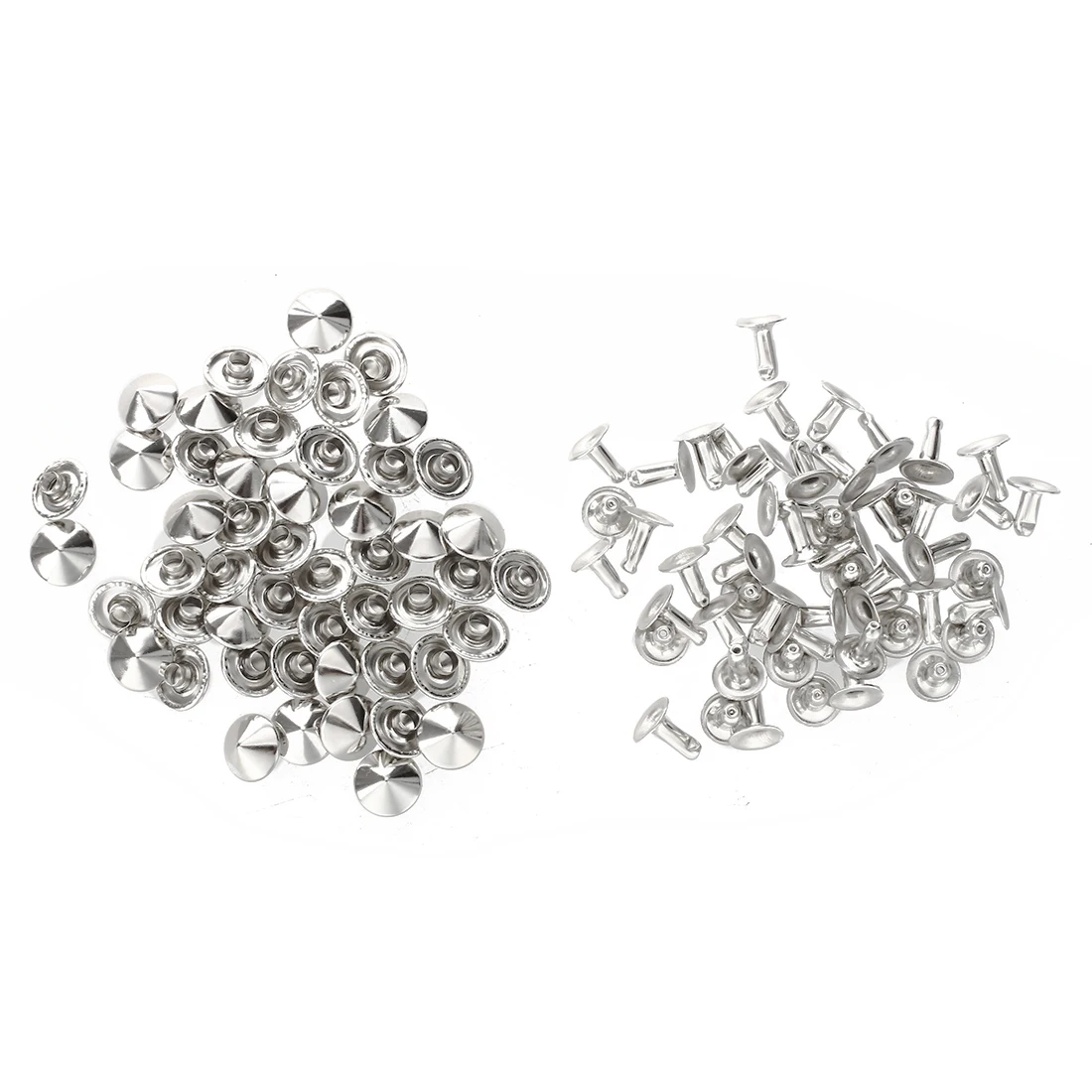 50 X pyramid silvery metal nail Rivet 10 mm | Обустройство дома