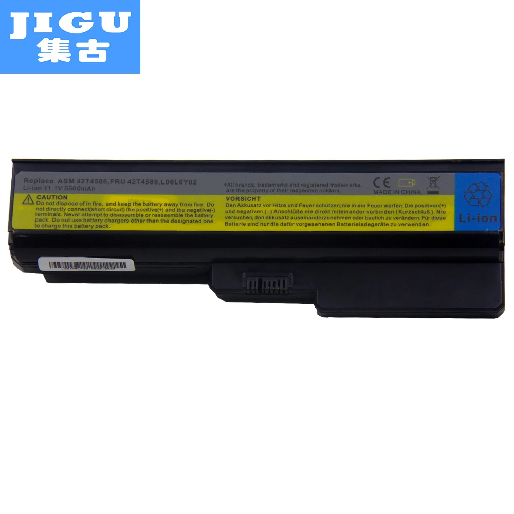 Аккумулятор JIGU для ноутбука Lenovo L06L6Y02 L08L6C02 L08L6Y02 L08N6Y02 L08O6C02 L08S6C02 L08S6D02 L08S6Y02 FRU 42T4585