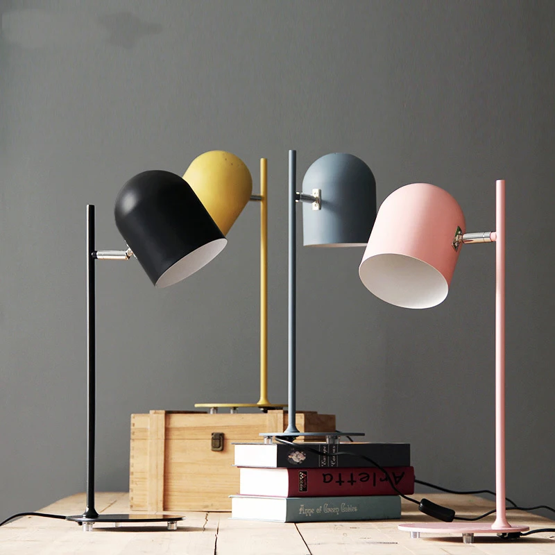 Скандинавские креативные простые настольные лампы для гостиной светодиодные