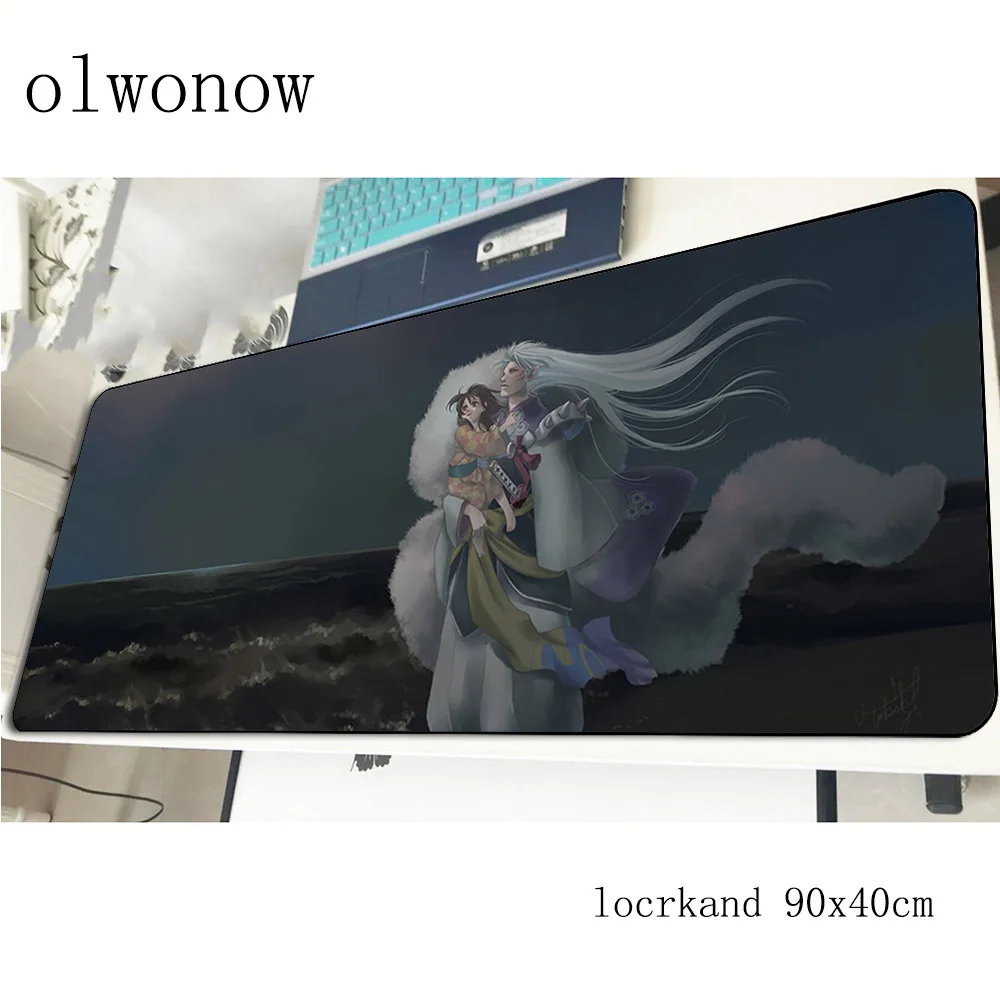 Коврик для мыши inuyasha на день рождения 900x400x2 мм лучшие игровые коврики Большие