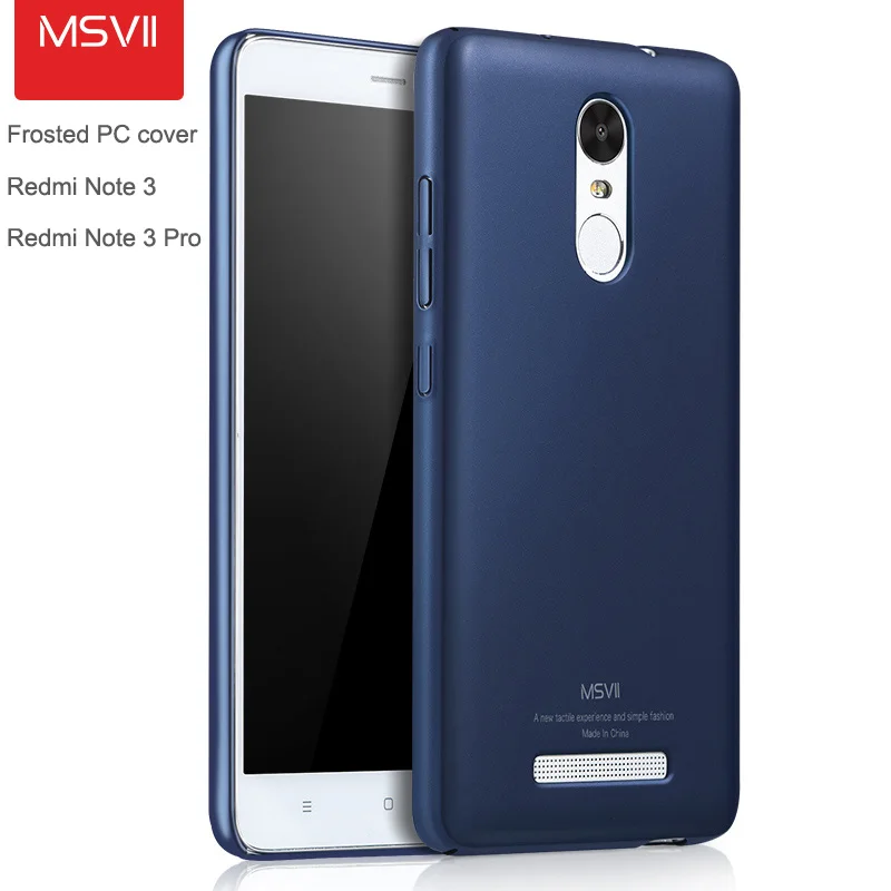 Msvii For Xiaomi Redmi Note 3 Case PC Luxury Simple Protection xiomi Pro prime global Back Cover Note3 |
