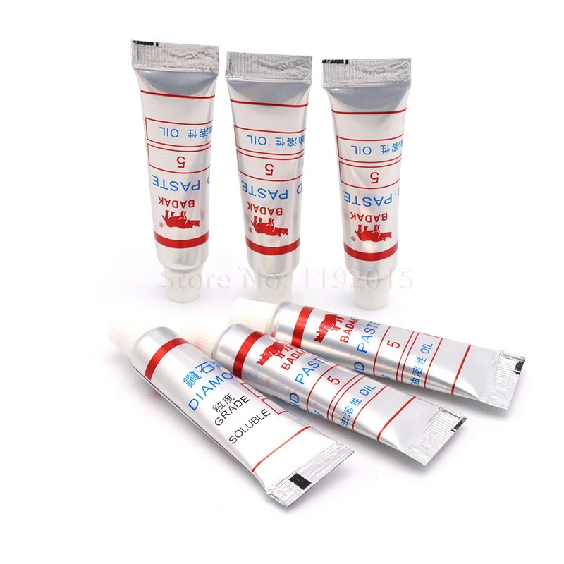 1Pcs Grit 320-10000 W0.5-W40 Diamond Abrasive Paste Needle Tube Grinding Polishing Lapping Compound Glass Metal Tool Micron Tool
