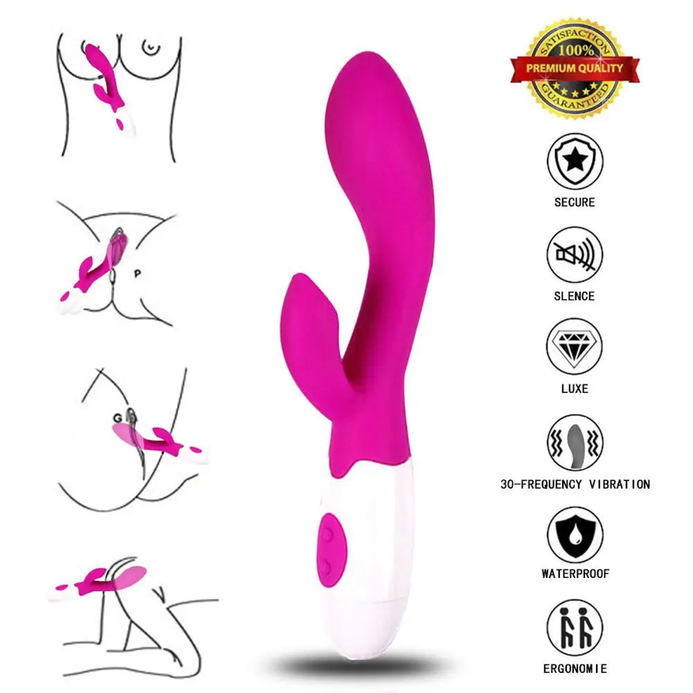 30 Частотный Женский Вибратор зарядка через usb водонепроницаемый массажер