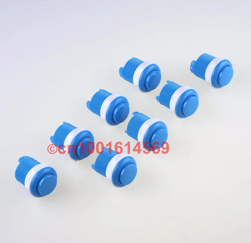 Новая аркадная Кнопка Reyann 30 мм 8 шт Старт Аркады для Raspberry Pi 1/2/3/3b Retropie Arcade DIY