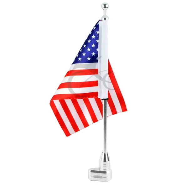 Багажная стойка для мотоцикла американский вертикальный флаг Honda GoldWing GL1800 2001-2011