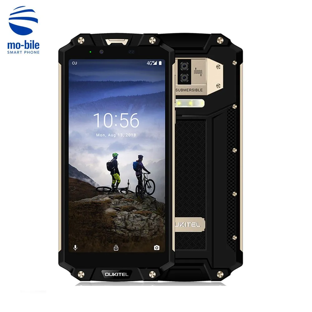 OUKITEL WP2 IP68 водонепроницаемый пыли устойчивый к ударам мобильный телефон 4 Гб 64 MT6750T