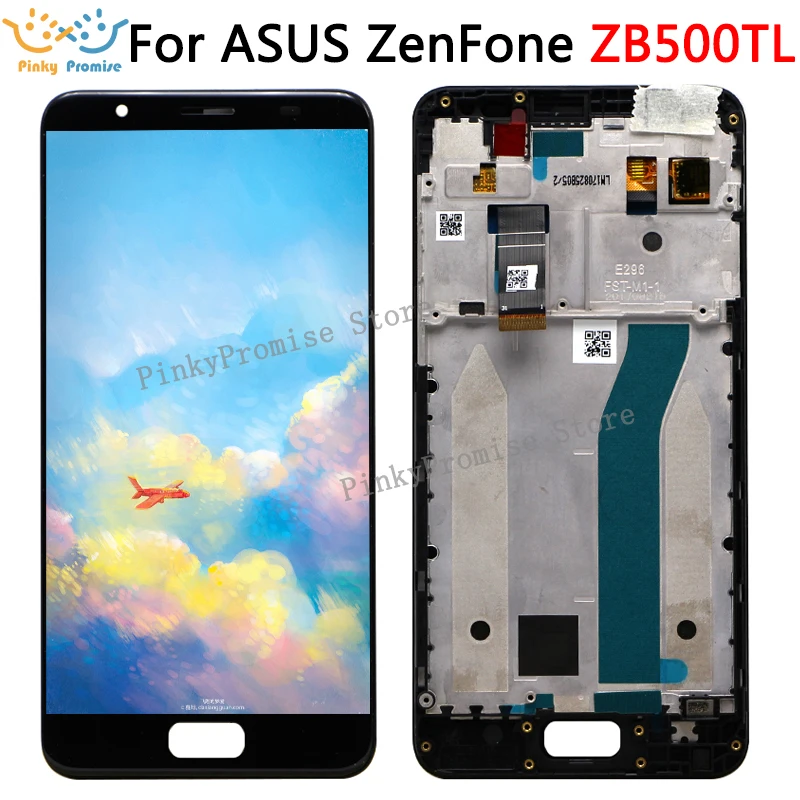 ZB500TL дисплей для ASUS ZenFone Pegasus 4A ЖК-дисплей сенсорный экран дигитайзер asus zb500tl LCD |
