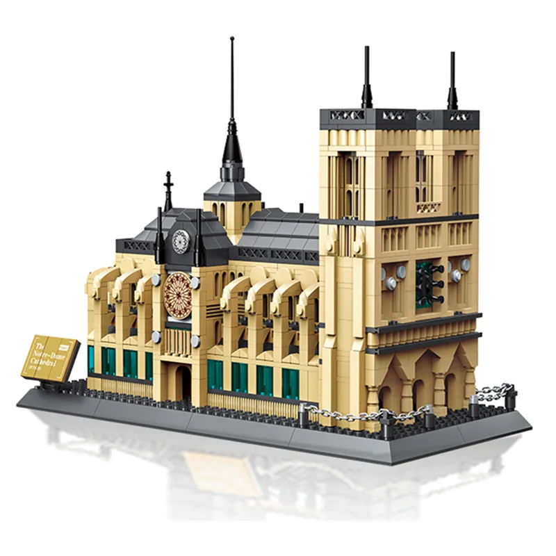 

Wange Assemble Building Blocks 5210 Notre-Dame de Paris Compatible With Architecture City Set Model toys for children gifts