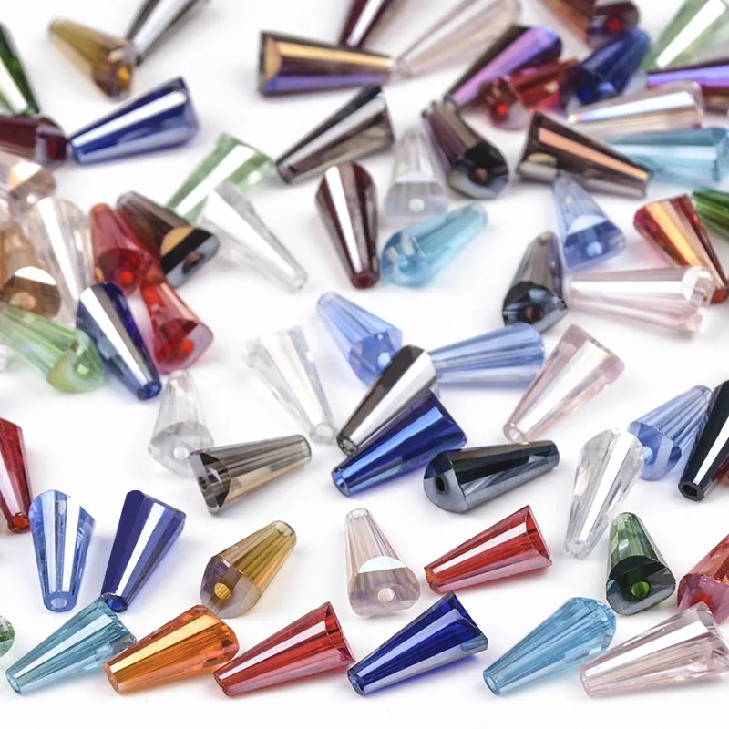 Бусины из австрийского хрусталя в форме башни конические стекла 3 х6 мм 4 х8 6 х12 8 х16