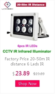 Lihmsek серебряный цвет купольного типа из металла Корпус 940nm ИК-осветитель CCTV аксессуары для камер безопасности с 1 доска