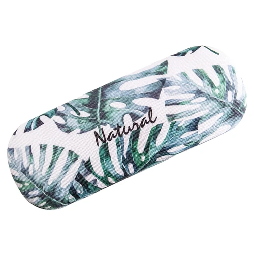 Кожаный Чехол для очков с изображением листьев стильный элегантный чехол