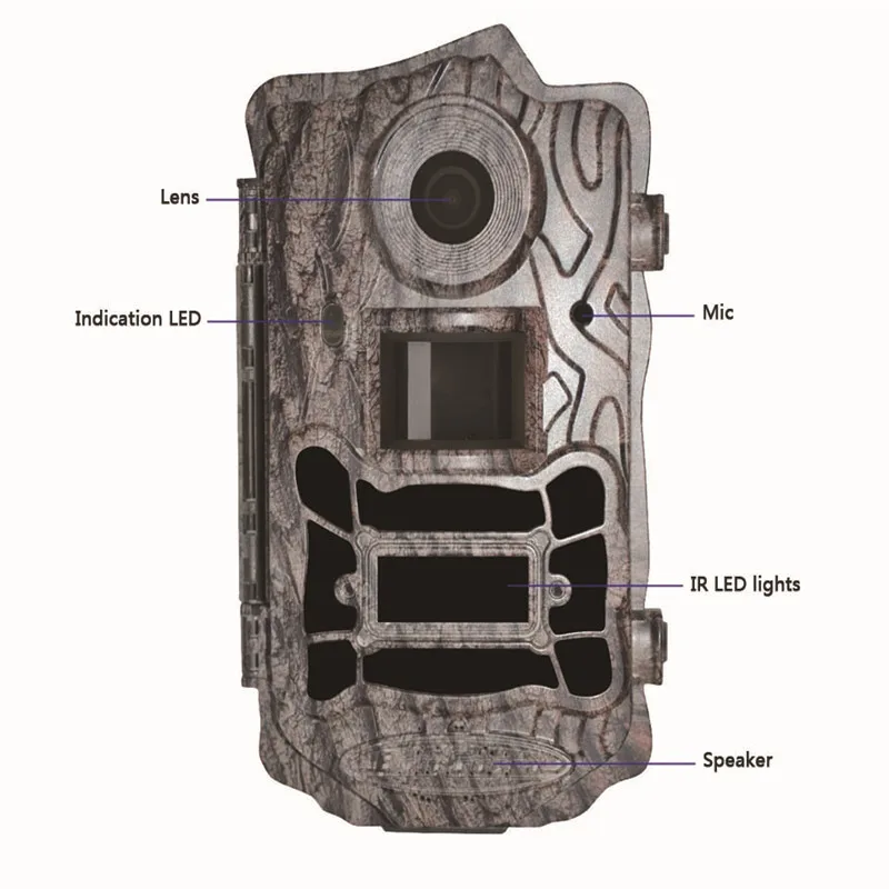 BG960-I24W Bolyguard охотничья пробная камера 24MP 1080P фотоловушка дикая природа 110 ° Широкий угол Черный ИК 0,7 триггер время видеокамеры fototrappola - Цвет: BG960-I24W