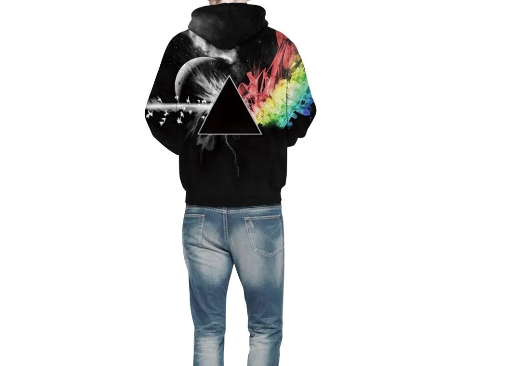 S-XXXL толстовки для мужчин/женские 3d свитшоты с принтом солнечного света