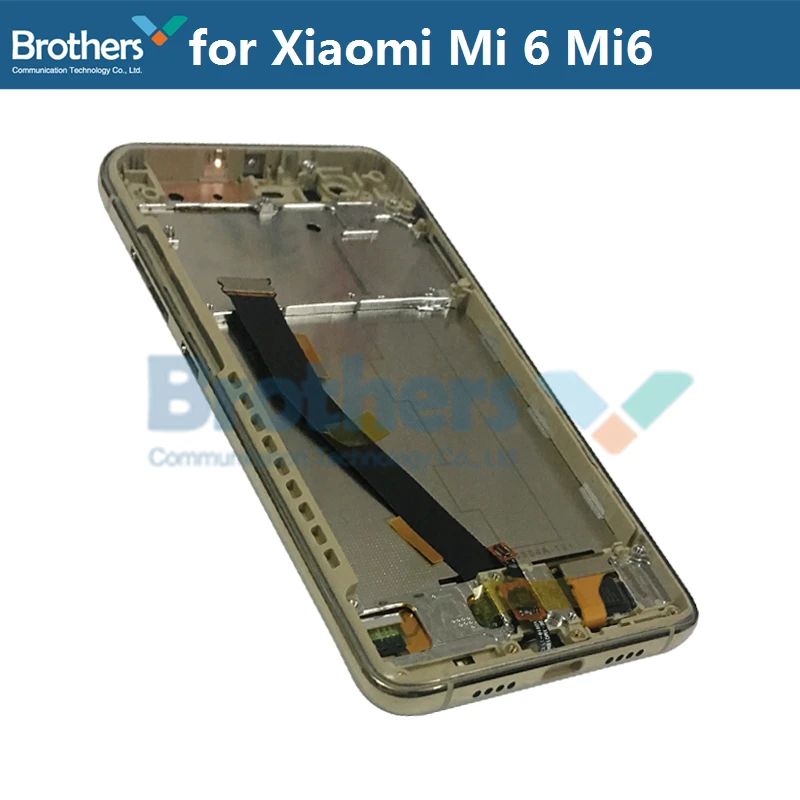 ЖК-экран для Xiaomi Mi 6 ЖК-дисплей Mi6 с рамкой отпечатков пальцев Сенсорный экран