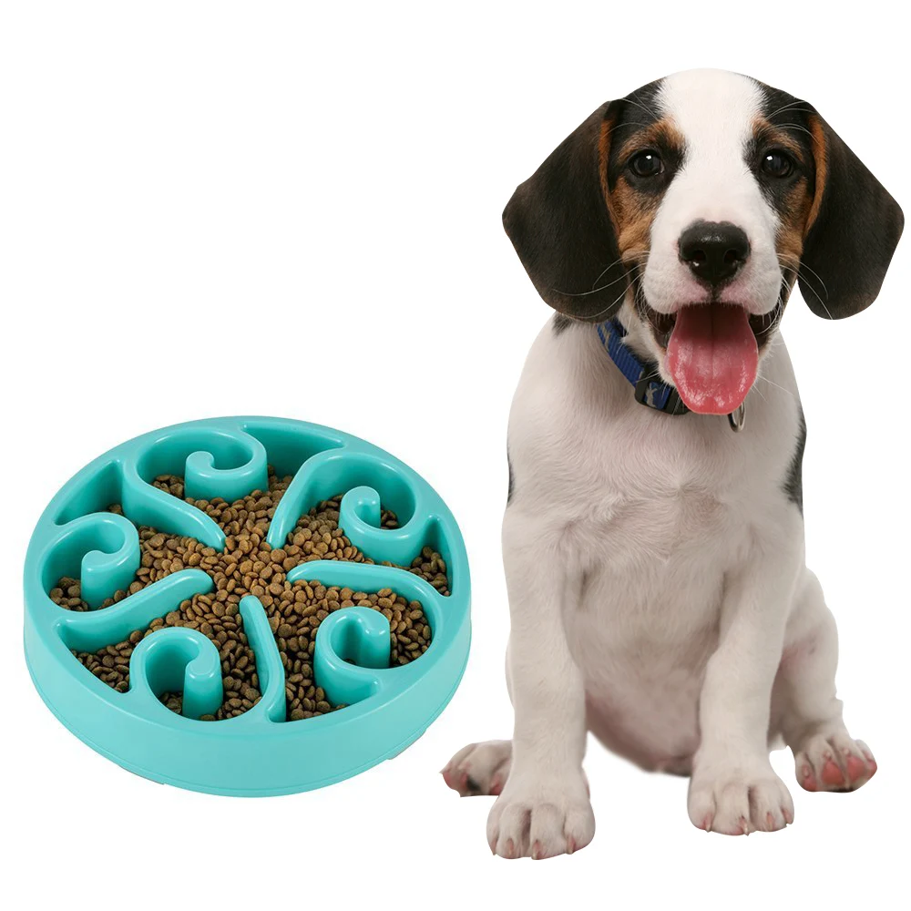Медленной подачи собака чаша нетоксичные Экологичные Интерактивные развлечения